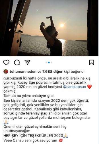 Feyyaz Duman, Baraj'ın setinden yılın son fotosunu, Doğa Rutkay evinden yılbaşı gecesini, Aslıhan Gürbüz 2021'in ilk dileğini paylaştı... 30
