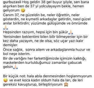Eyvah eyvah, bir bir dökülüyor! Aslıhan Gürbüz'e doğum günü mesajlarında dikkat çeken ayrıntı! 13 Eyvah eyvah, bir bir dökülüyor! Aslıhan Gürbüz'e doğum günü mesajlarında dikkat çeken ayrıntı! 13