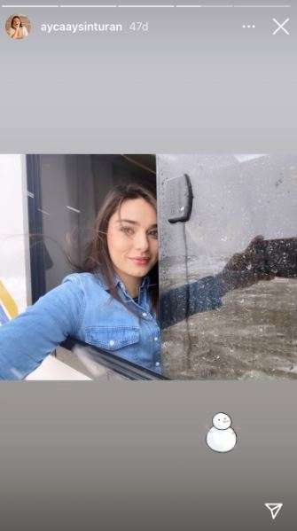 Özge Gürel'den Serkan Çayoğlu nostaljili foto! Nurgül Yeşilçay'a mavi ne çok yakışmış! Ayça Ayşin Turan'dan karlı set pozu! 9