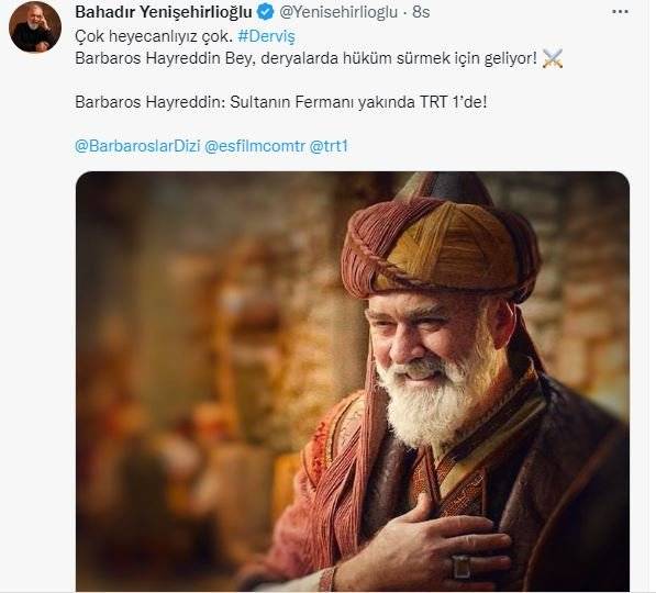 5 yıldır diziden diziye geçen, TRT1 ekranındaki tarihi dizilerin vazgeçilmezi olan ünlü bakın kim? 7 5 yıldır diziden diziye geçen, TRT1 ekranındaki tarihi dizilerin vazgeçilmezi olan ünlü bakın kim? 7
