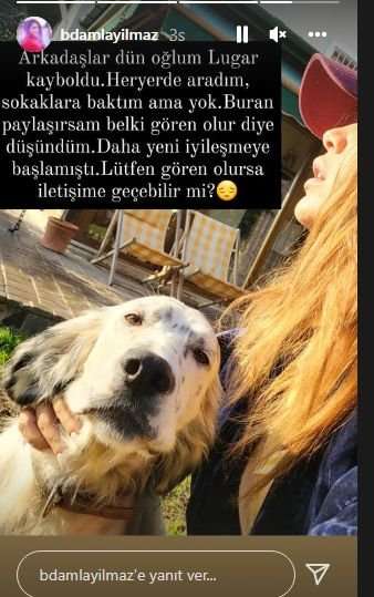 Yasak Elma'nın Kumru'su Biran Damla Yılmaz'ın köpeği kayboldu! Yasak Elma ekibi seferber oldu!.. 9 Yasak Elma'nın Kumru'su Biran Damla Yılmaz'ın köpeği kayboldu! Yasak Elma ekibi seferber oldu!.. 9