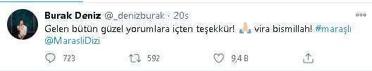 Maraşlı dizisinde Burak Deniz'in kirpikleri sosyal medyanın diline düştü! 13