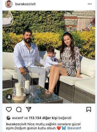 Burak Özçivit, eşi Fahriye Evcen'in doğum gününü böyle kutladı... 7