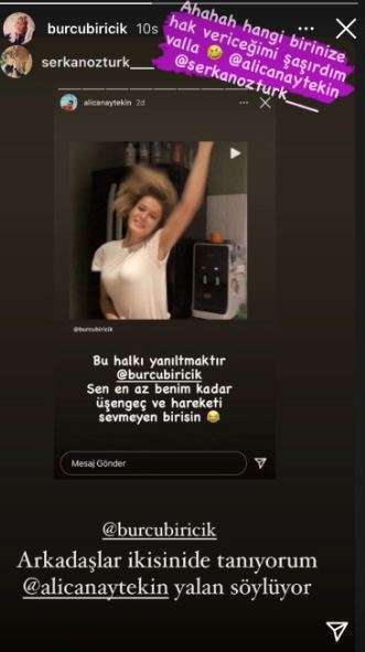 Burcu Biricik dün instagram'ı salladı, sonra da gitmek istedi! Birce Akalay ise yeni döndü! 11