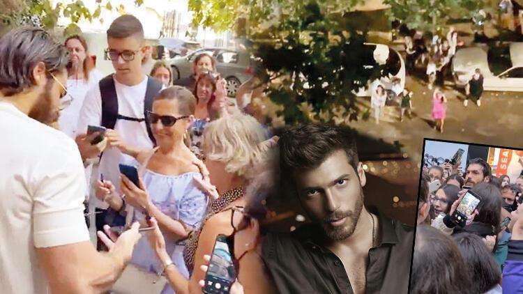 Can Yaman'ı görmek isteyen hayranları yine çılgınlık yaptı! 7