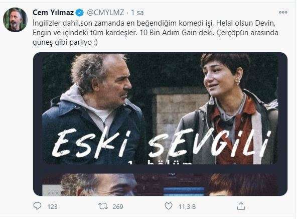 Cem Yılmaz'dan sonra megastar Tarkan da o diziyi çok beğendi! 8