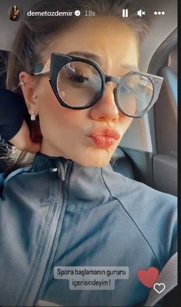 Spora başladığını duyuran Demet Özdemir öncesinde bakın ne yaptı!.. 9