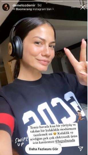 Demet Özdemir'den bir reklam, bir de afili selam! 8