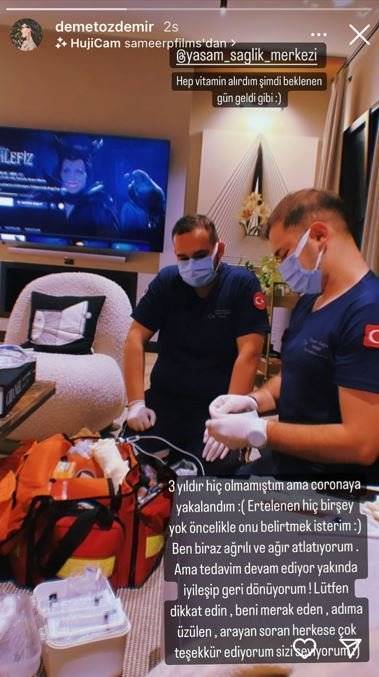 Koronavirüse yakalanan Demet Özdemir'den, durumunu merak eden hayranlarına mesajı var... 9 Koronavirüse yakalanan Demet Özdemir'den, durumunu merak eden hayranlarına mesajı var... 9