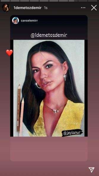 Bravo, tıpatıp aynı! Hayranı Demet Özdemir'i çizdi, benzerlik şaşırttı! 8