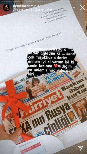Mesaj yağıyor! Demet Özdemir bugün en güzel günlerinden birisini yaşıyor! 17