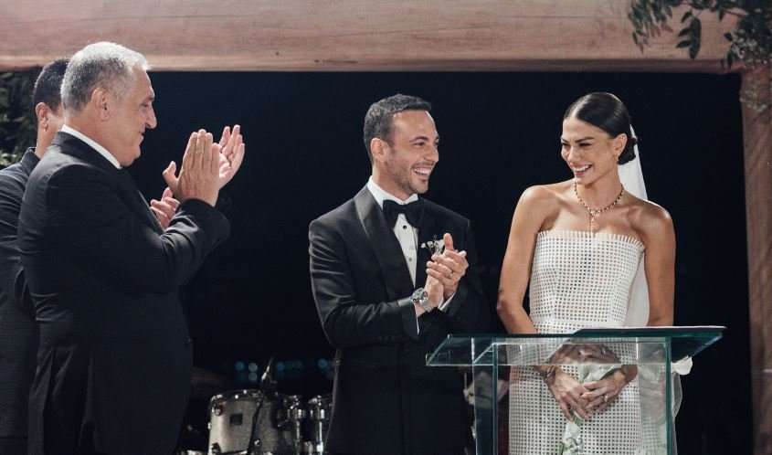 Demet Özdemir ile Oğuzhan Koç'un düğününde çok özel anlar yaşandı! 10