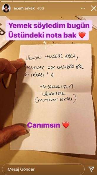 Ecem Erkek yemek istedi, gelen nota bakın! Hasgül Abla detayı! 7