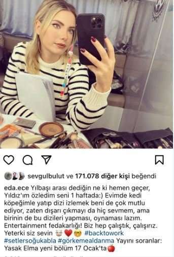 Eda Ece hem sitem etti hem de Yasak Elma'nın yeni bölüm tarihini verdi! 4