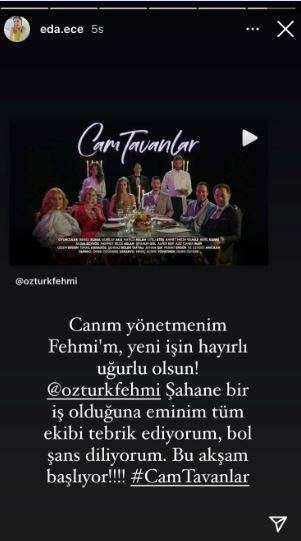 Cam Tavanlar dizisine Eda Ece ve Hande Soral'dan dikkat çeken yorum! 8