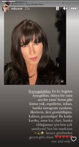 Eda Ece'den, Pis Yedili dizisi zamanından beri ayrılmadığı yakın dostu Ayşegül Aldinç'e duygusal mesaj! 8 Eda Ece'den, Pis Yedili dizisi zamanından beri ayrılmadığı yakın dostu Ayşegül Aldinç'e duygusal mesaj! 8