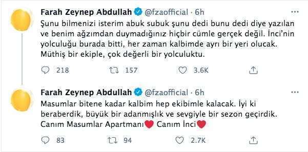 Farah Zeynep Abdullah'tan nihayet bir açıklama geldi! “Duyduklarınıza inanmayın!" 7