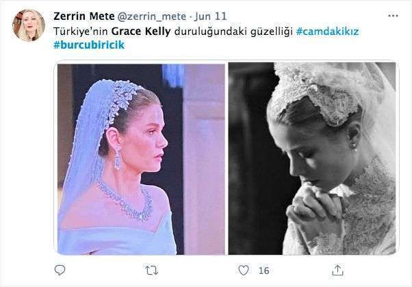 Burcu Biricik'in bir hayranı, Camdaki Kız'daki gelinliğe rekor fiyat ödedi! 9