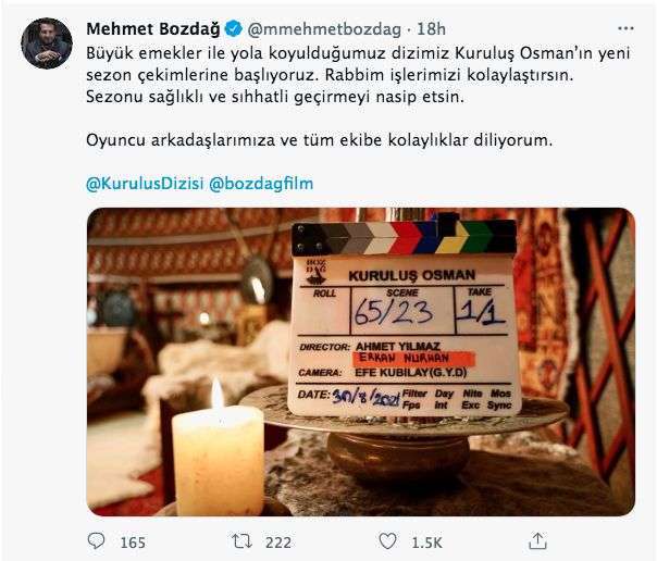 Kuruluş Osman yeni sezon için sete çıktı! 7