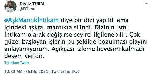 Aşk Mantık İntikam'daki değişime izleyici tepkisi büyük! 14