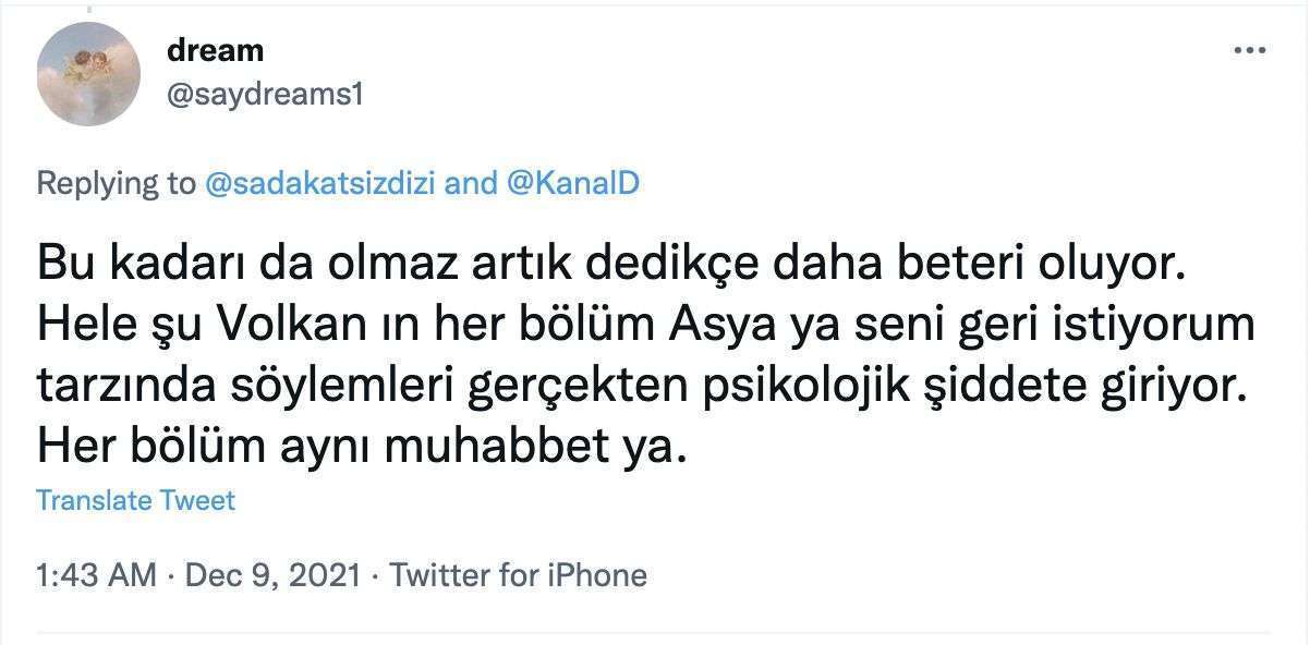 Reytingleri düşen Sadakatsiz’in özellikle kadın izleyicisi artık bir konudan çok rahatsız! 9