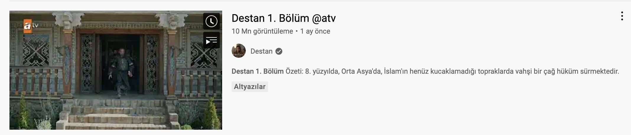 Muhteşem bir dönüşe hazırlanan Destan, internette izlenme rekorları kırıyor! 7