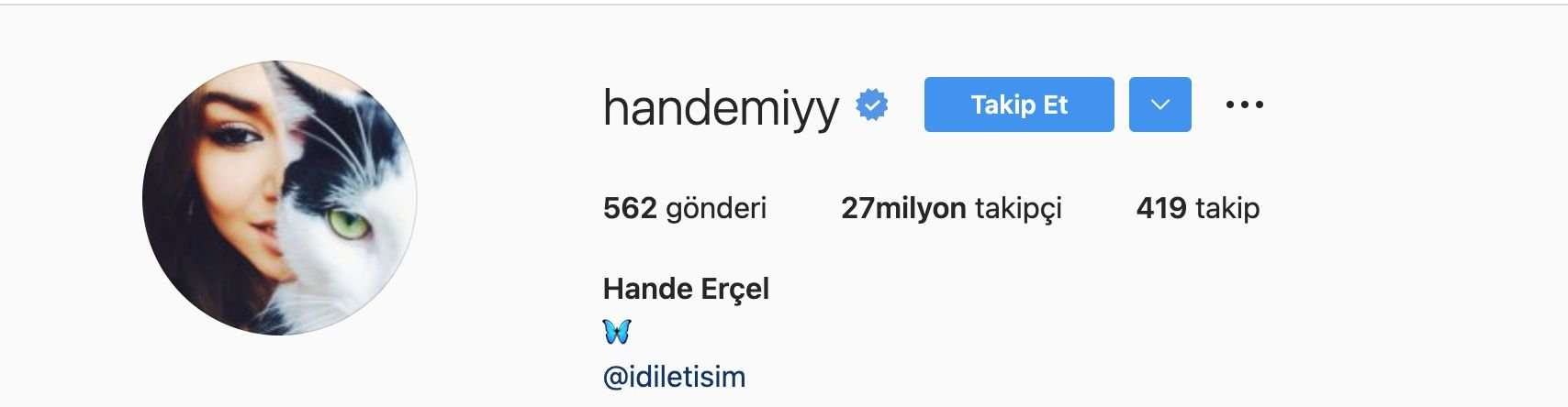 O bir dünya starı! Hande Erçel’in Instagram'daki takipçi sayısı 27 milyona ulaştı! 7
