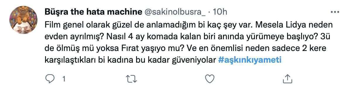 Pınar Deniz’li Aşkın Kıyameti vizyona girdi ama izleyenler tarafından anlaşılamadı! 19 Pınar Deniz’li Aşkın Kıyameti vizyona girdi ama izleyenler tarafından anlaşılamadı! 19