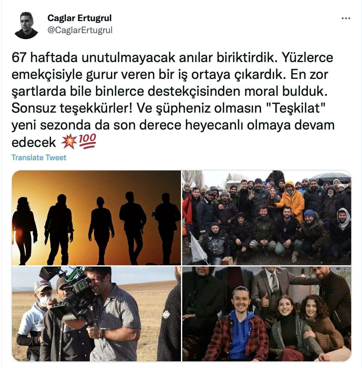 Teşkilat’tan ayrılan Çağlar Ertuğrul’dan çok anlamlı veda mesajı! 67
