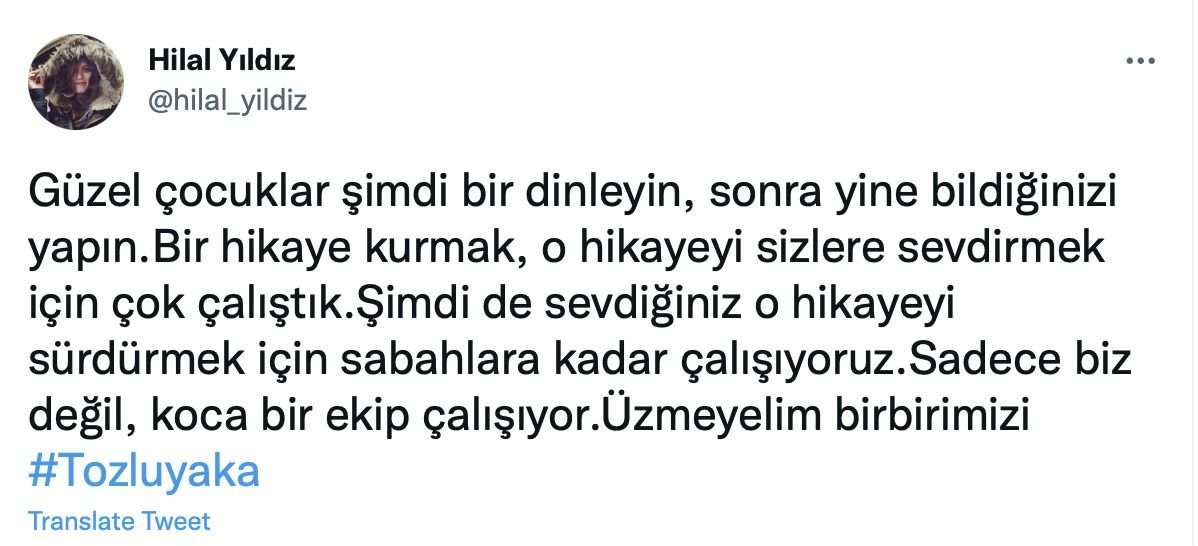 Tozluyaka’nın senaristinden isyan! Gelen eleştiriler senaristi bezdirdi! 7