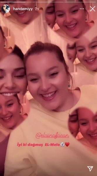 Hande Erçel'den, rol arkadaşının doğum gününde sürpriz paylaşım! 9