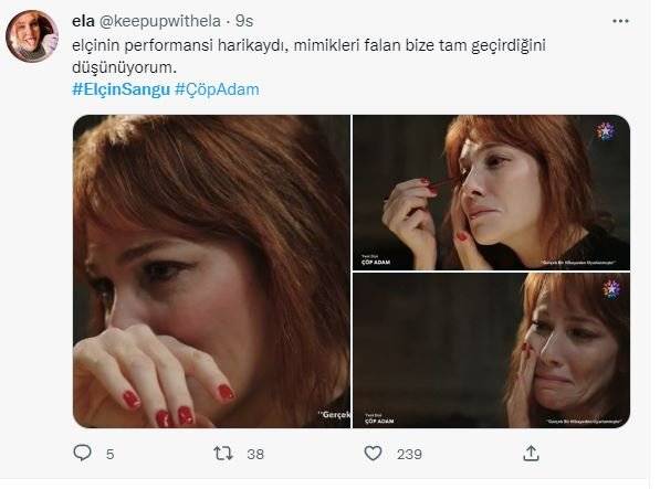 Sadece Çöp Adam dizisi değil, aslında Elçin Sangu fanatizmi başladı! 9