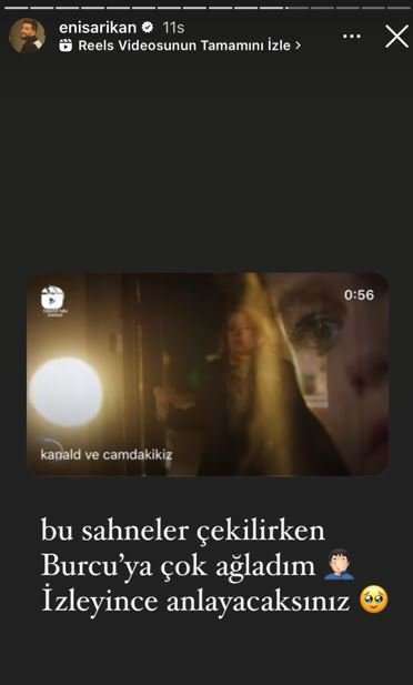 Enis Arıkan, Camdaki Kız'ın o sahneleri çekilirken Burcu Biricik için çok ağlamış! 7