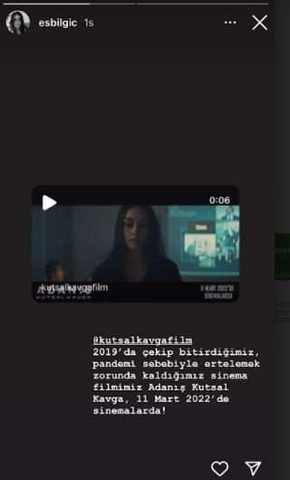 Esra Bilgiç, dövüş sahneleriyle çok konuşulacağı filmini, sosyal medyadan duyurdu 8 Esra Bilgiç, dövüş sahneleriyle çok konuşulacağı filmini, sosyal medyadan duyurdu 8