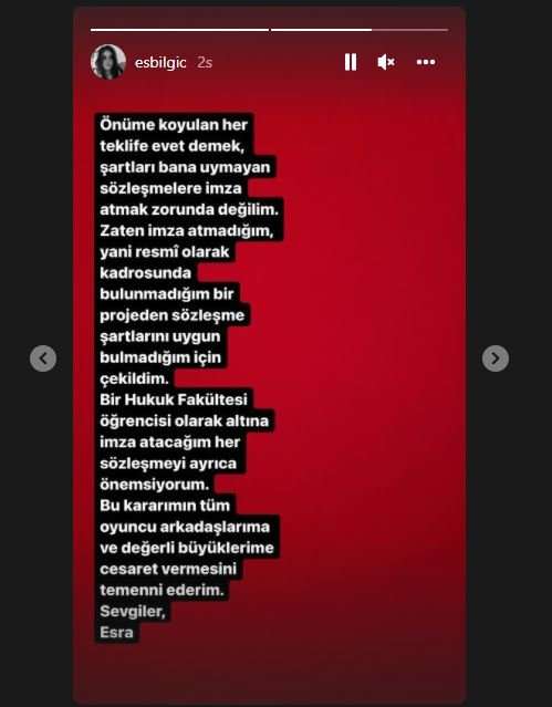 Esra Bilgiç, Süslü Korkuluk dizisinin yapımcısına resti çekip, onuruyla gitti! 7