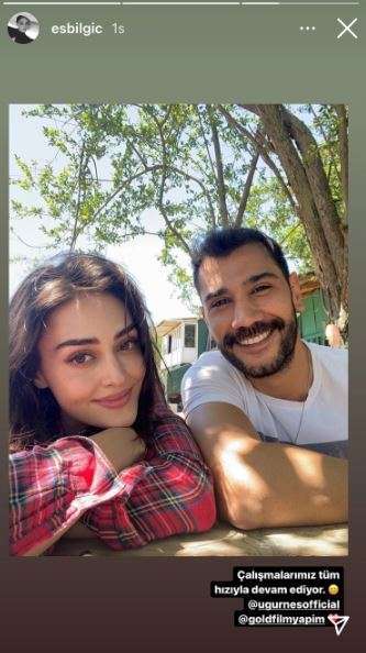 Dizideki ağır drama bak, kamera arkası poza bak! Kanunsuz Topraklar'ın setinden Esra Bilgiç paylaştı 8