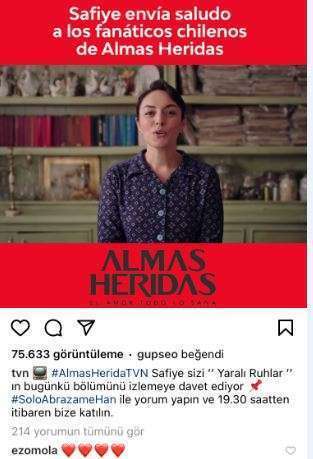Ezgi Mola ve Merve Dizdar'dan Şili'li hayranlarına İspanyolca mesaj sürprizi! 8 Ezgi Mola ve Merve Dizdar'dan Şili'li hayranlarına İspanyolca mesaj sürprizi! 8