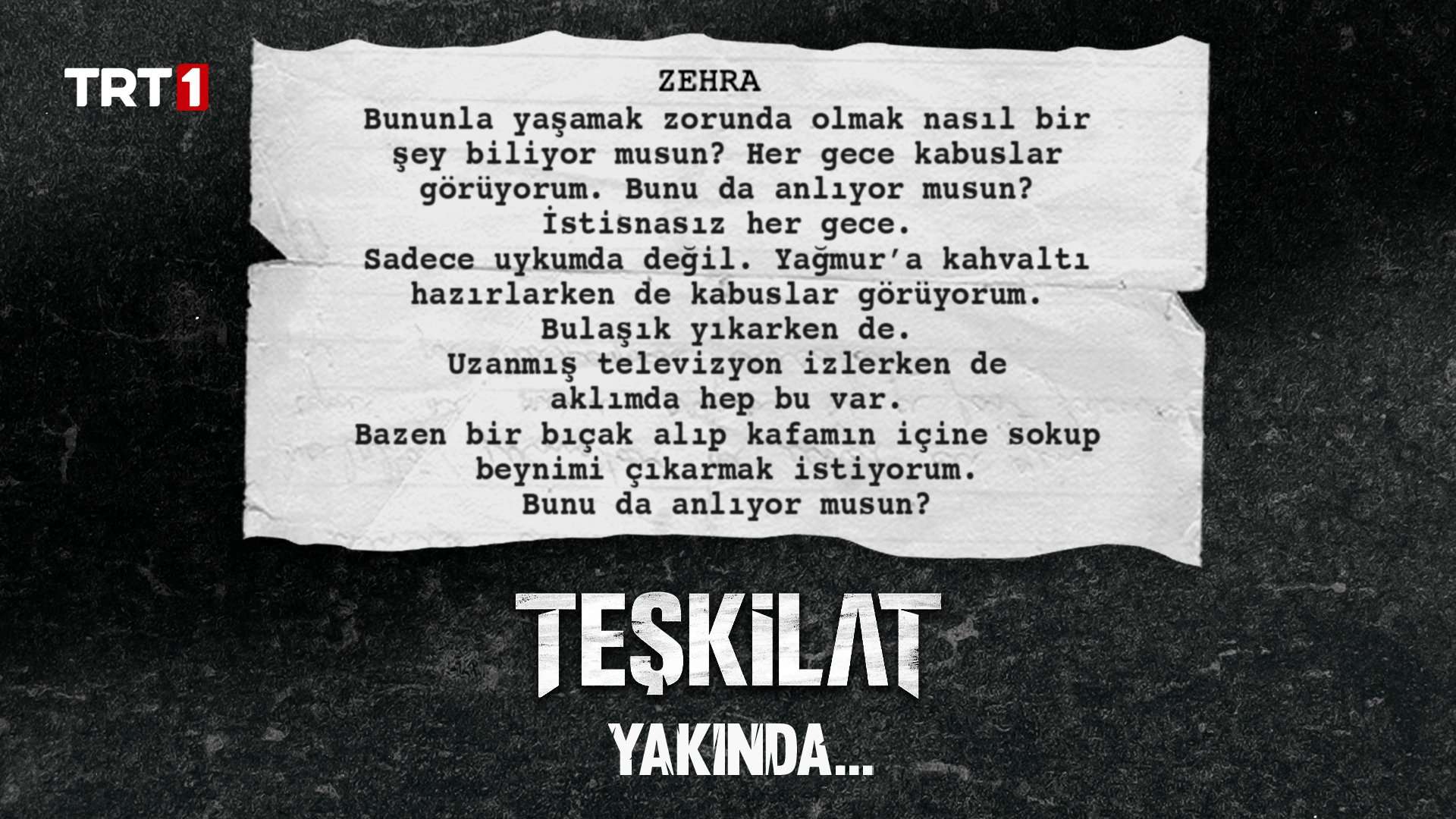 Teşkilat’ta Serdar’ın ölümünden sonra Zehra’yı çok büyük bir acı bekliyor! 7 Teşkilat’ta Serdar’ın ölümünden sonra Zehra’yı çok büyük bir acı bekliyor! 7