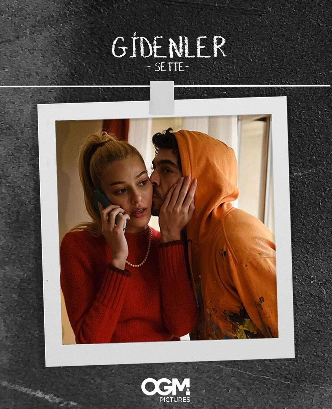 Dilan Çiçek Deniz ve Burak Deniz’i bir araya getiren Gidenler filmi sette! 7