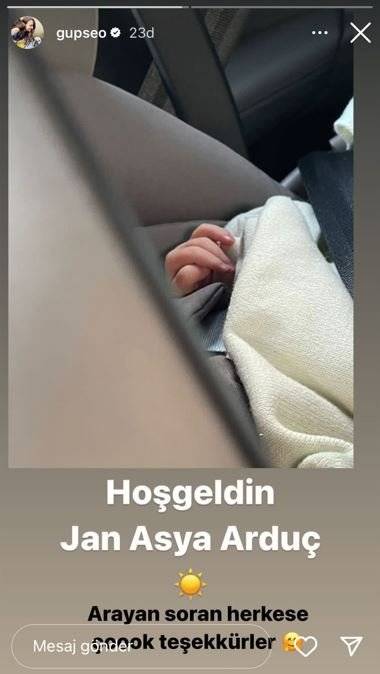 Gupse Özay, kızının yüzünü gösterdi ama sadece birazcık! 8 Gupse Özay, kızının yüzünü gösterdi ama sadece birazcık! 8