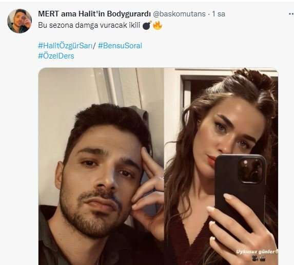 Bensu Soral ve Halit Özgür Sarı ikilisine sosyal medyadan güvenoyu çıktı! 9