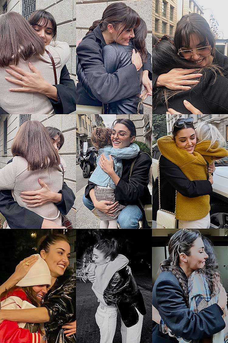 Hande Erçel ve sosyal medya fenomeni kardeşi Gamze Erçel, İtalya’da yoğun ilgiyle karşılandı! 7