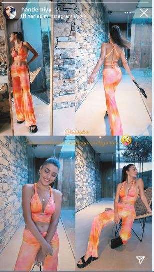 Hande Erçel'e bu renkler çok yakışmış! Neslihan Atagül pek mutlu! 8 Hande Erçel'e bu renkler çok yakışmış! Neslihan Atagül pek mutlu! 8
