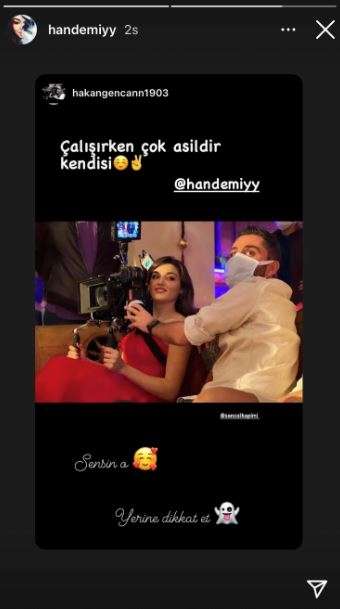 Hande Erçel'den hem soğuk hem sıcak set pozları! 10 Hande Erçel'den hem soğuk hem sıcak set pozları! 10