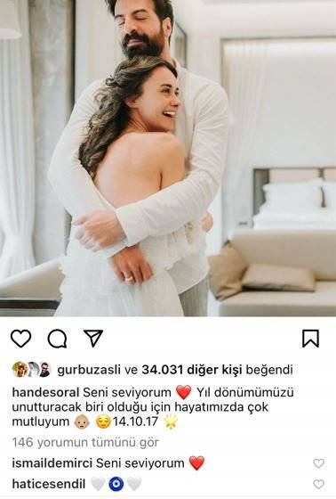 Hande Soral ve İsmail Demirci'nin 5. yıl fotoğrafları o kadar samimi ki herkes bayıldı! 7 Hande Soral ve İsmail Demirci'nin 5. yıl fotoğrafları o kadar samimi ki herkes bayıldı! 7