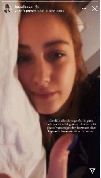 Hazal Kaya, tedbiri elden bırakmadı, günlerce bekledi, defalarca test yaptırdı, sonuç pozitif! 9