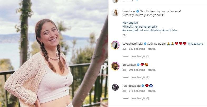 İkinci çocuğunu bekleyen Hazal Kaya'nın karnı iyice büyüdü! Paris'teki pozuna düşen düşene! 14