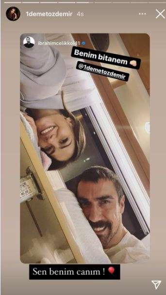 Partnerciliğin böylesi! İbrahim Çelikkol'dan Demet Özdemir'e sevgi dolu mesaj 9
