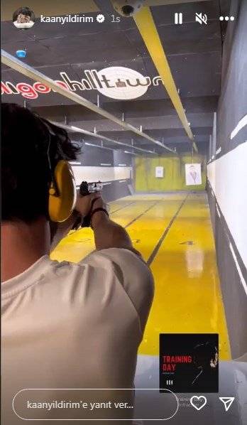 Kaan Yıldırım Sipahi dizisi için atış talimlerine başladı bile!.. 7