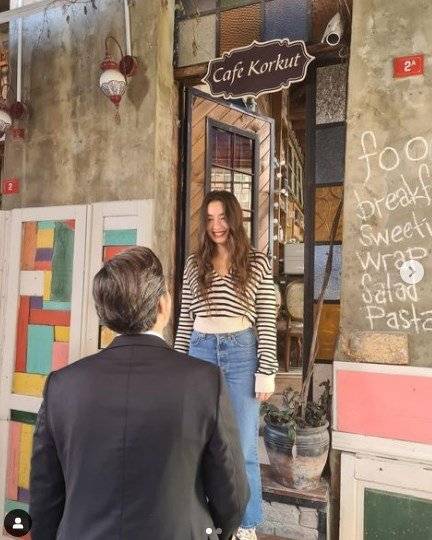 Neslihan Atagül ve Kadir Doğulu çifti dizi setinde adeta aşk tazeliyor!.. 8